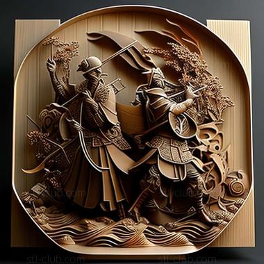 3D model japanese art (STL)